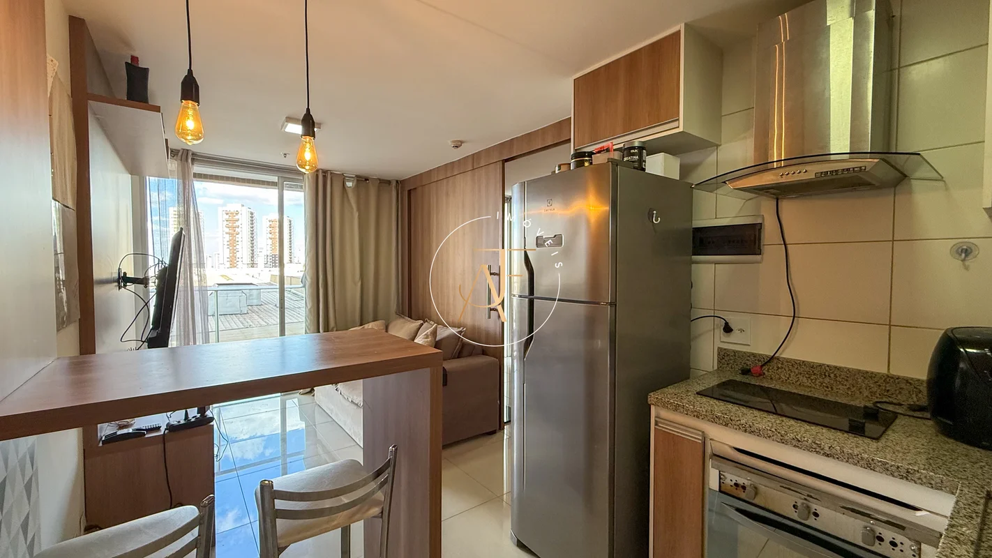 AJF IMÓVEIS – VENDE DF PLAZA - ÁGUAS CLARAS - MOBILIADOO IMÓVEL:- 01 QUARTO - 34...
