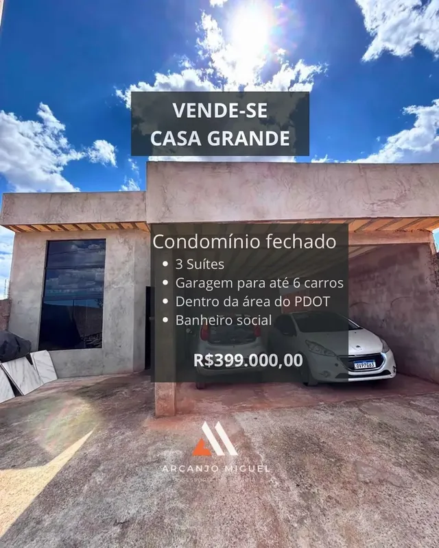 ?? CASA DE ALTO PADRÃO EM FASE DE ACABAMENTO – R$ 399 MIL Excelente oportunidade...