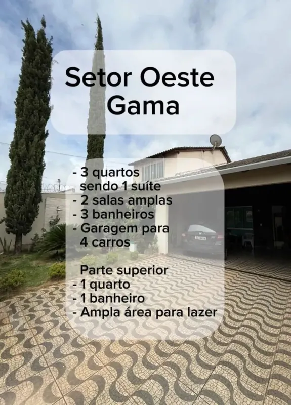 ?? Excelente Oportunidade no Setor Oeste – Gama/DF! ?? Localizada na Quadra 19, ...