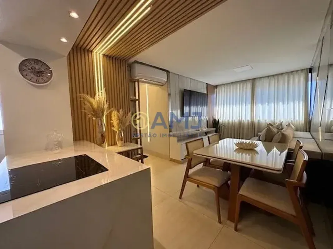  Apartamento Mobiliado em Andar Alto Residencial Pedra da LuaConforto, praticida...