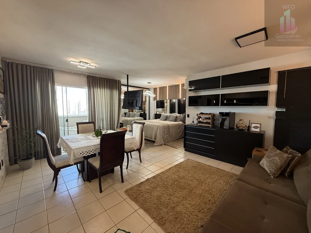 APARTAMENTO 1 QUARTO COM SUITE 1 VAGA (MOBILIADO)JD GOIAS ACIMA DO PARQUE FLAMOB...