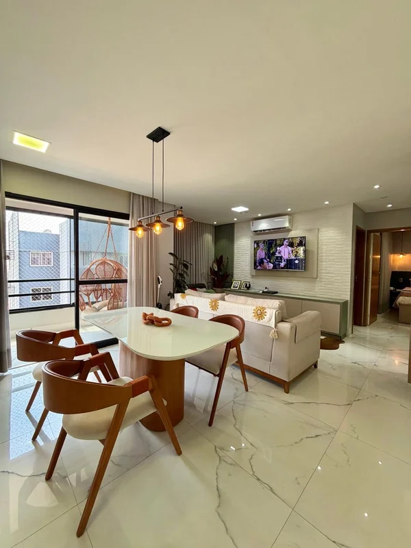 Apartamento situado em andar alto com vista para o Parque Cascavel Varanda gourm...