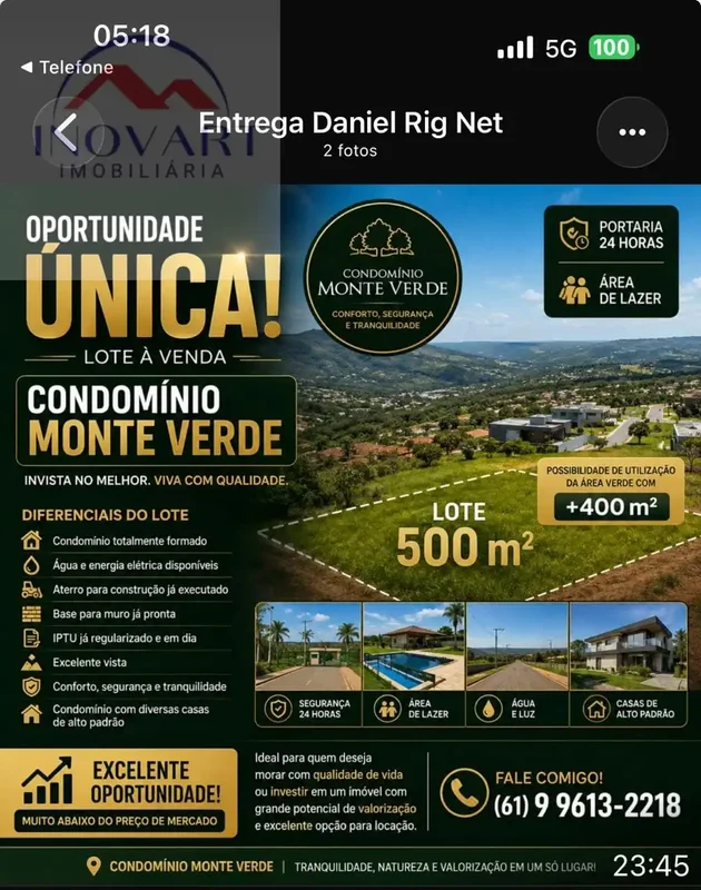 Oportunidade única na Ceilândia, Brasília: lote residencial de 500m² no Condomín...