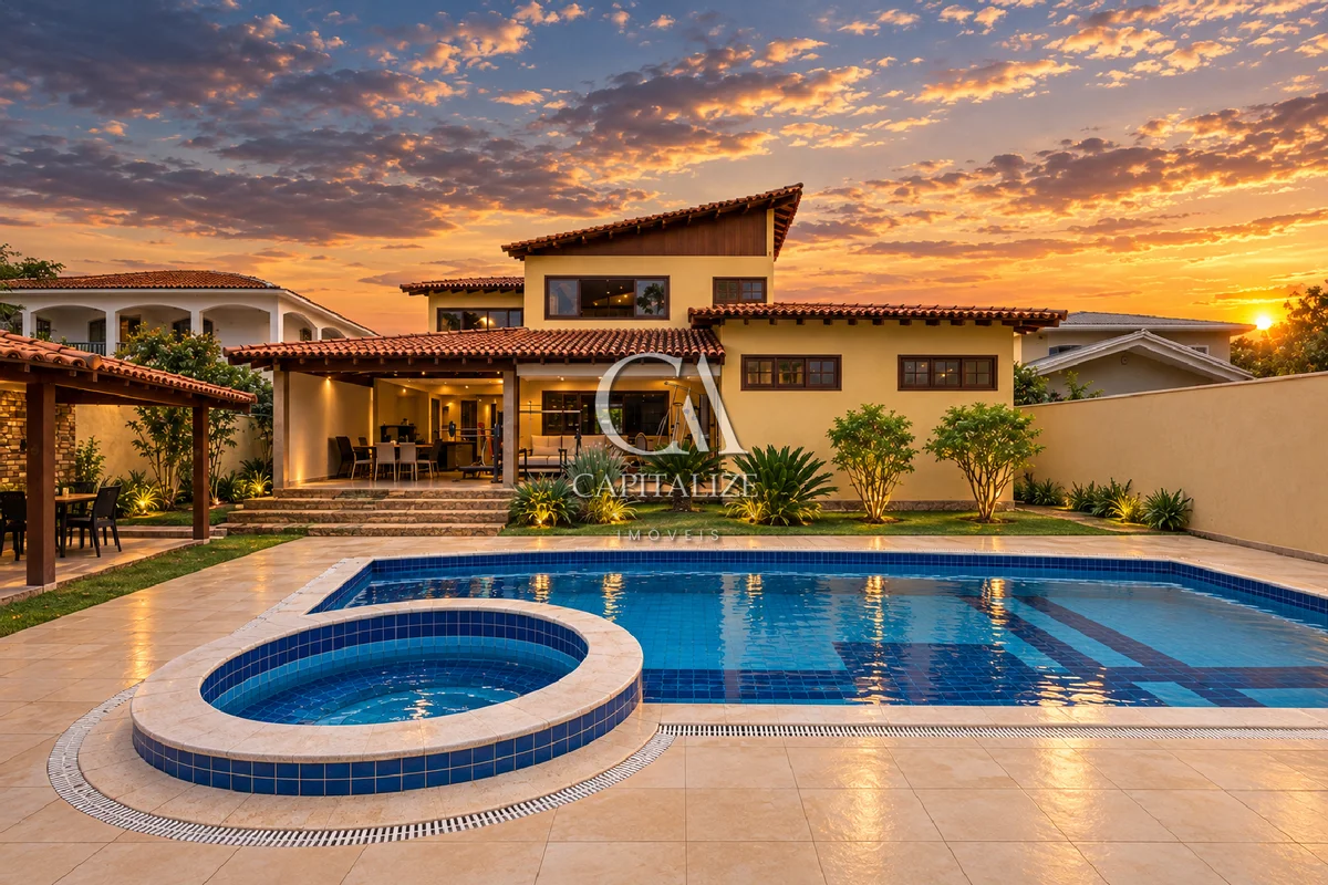 Linda casa na QI 12 do Lago NorteÁrea útil: 545 m²Área total: 776 m²Área do terr...
