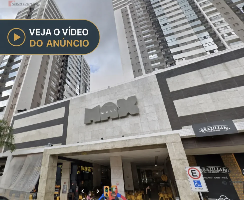 MAX HOME & MALL – 2 QUARTOS COM VARANDA GOURMET E 1 VAGA – ÁGUAS CLARASExcelente...