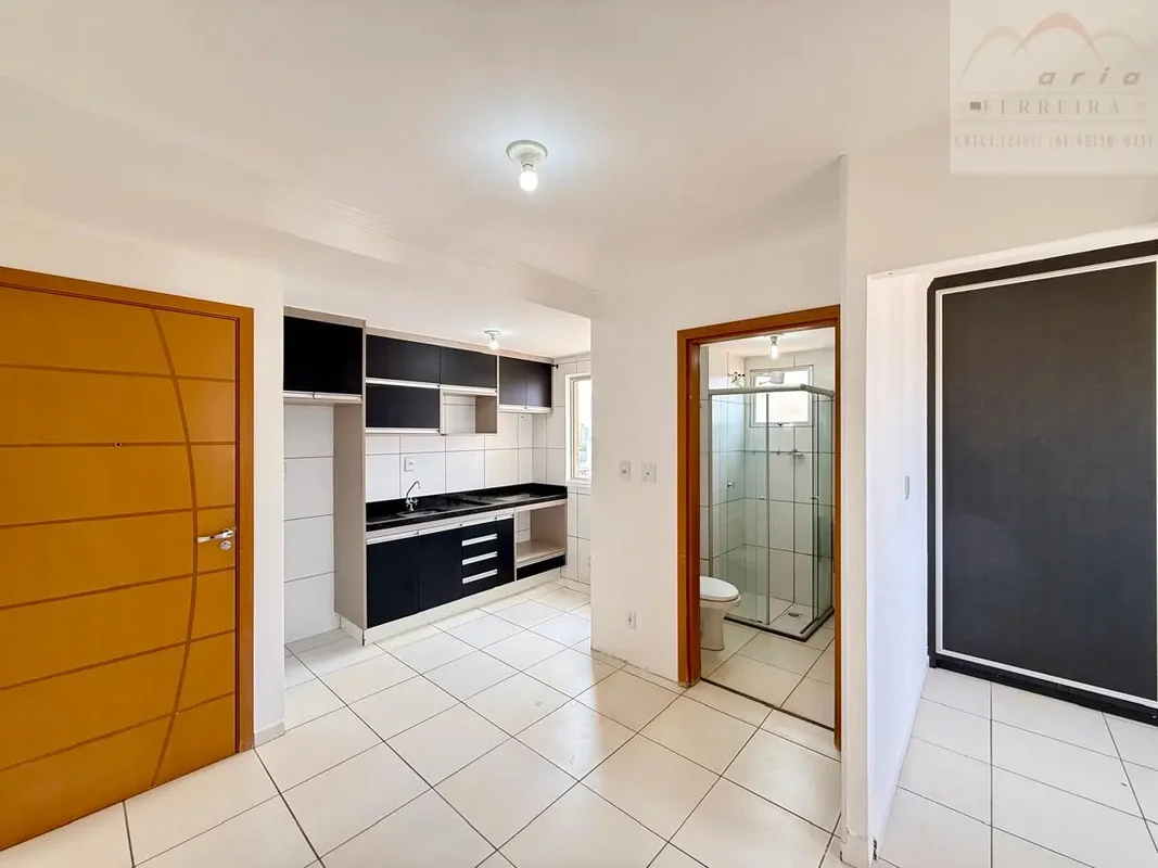 Apartamento de 1 Quarto Convertido em 2 Quartos – Residencial Jasmin | Samambaia...