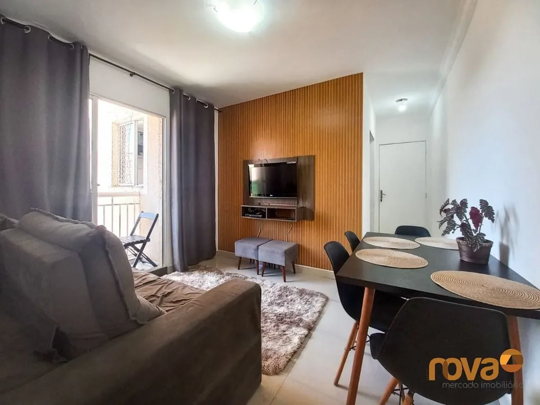 Apartamento a venda mobiliado, conforme as fotos, posição solar transversal, 10°...