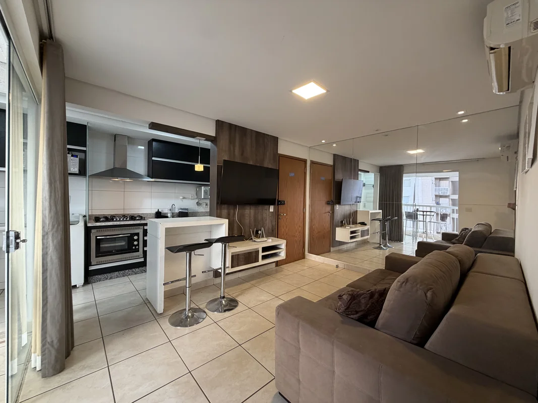 Apartamento para venda no Edifício Winner Sports Life, completo em mobília e arm...