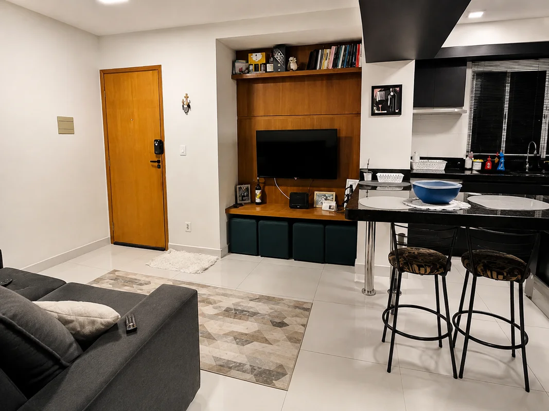 Apartamento 3 Quartos Reformado | 52 m² | Andar Alto | 1 Vaga | Residencial Vien...
