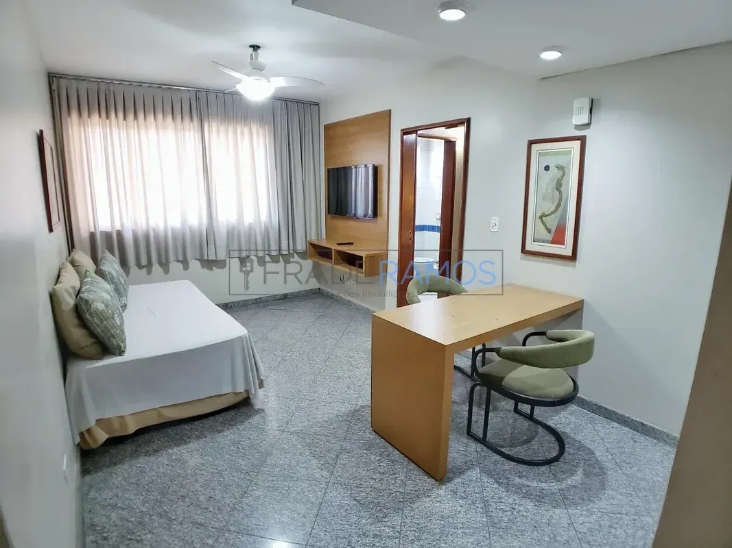 Flat mobiliado para alugar em ótima localização no Setor Central de Goiânia. No ...