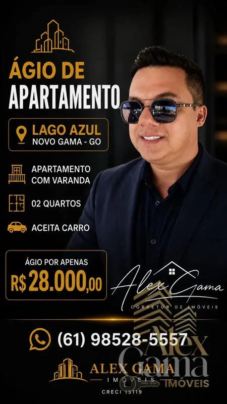ALEX GAMA VENDE: ÁGIO APARTAMENTO PRONTO PARA MORAR – ÁGIO À VENDA | RESIDENCIAL...