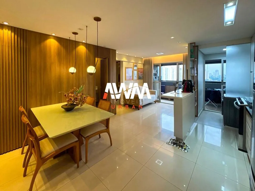 Apartamento com 75 m², 3 quartos sendo 1 suíte plena e 2 suítes americanas, sala...