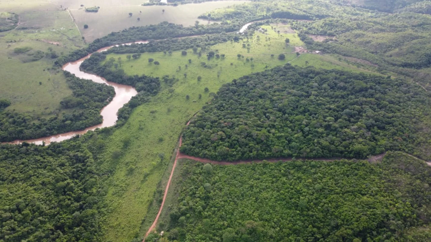 Fazenda de 260 alqueires, com o Rio Maranhão passando 5km dentro da fazenda, pla...