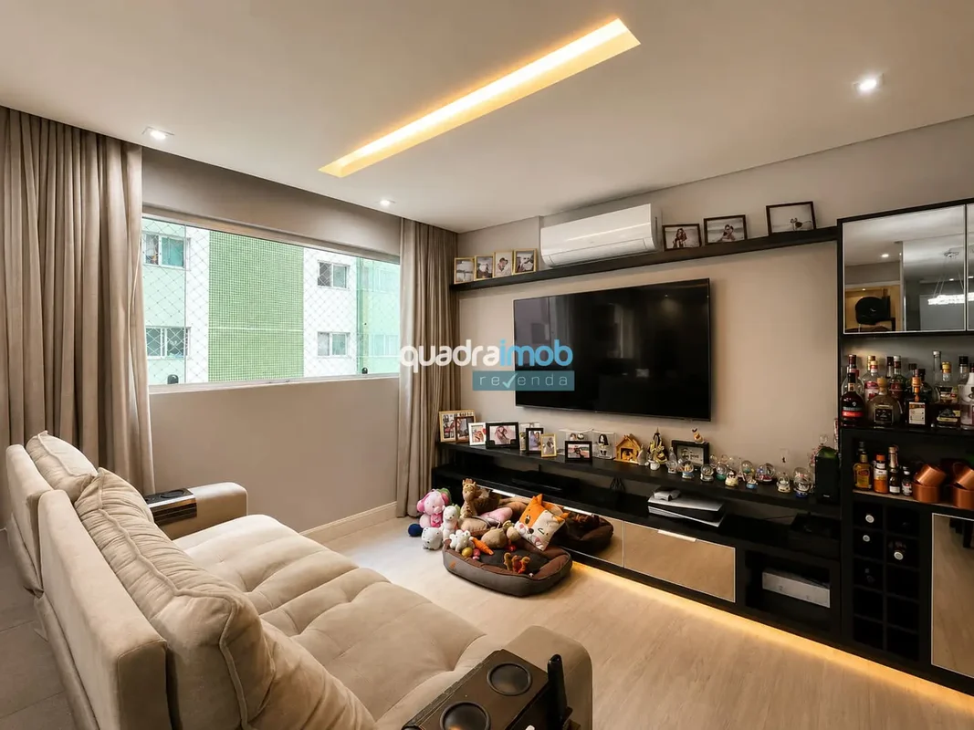 EXCELENTE APARTAMENTO EM ÁGUAS CLARAS, COM 57M², 2 QUARTOS, SUÍTE, NASCENTE E LA...