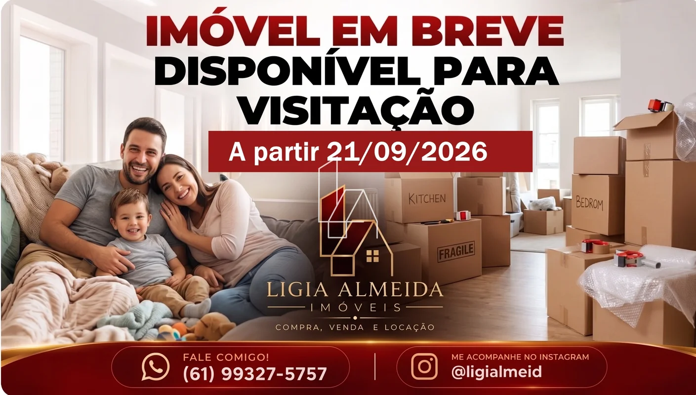 LIGIA ALMEIDA ALUGASETOR TOTAL VILLE - QUADRA 206 ((((( BREVE DISPONÍVEL EM 21/0...