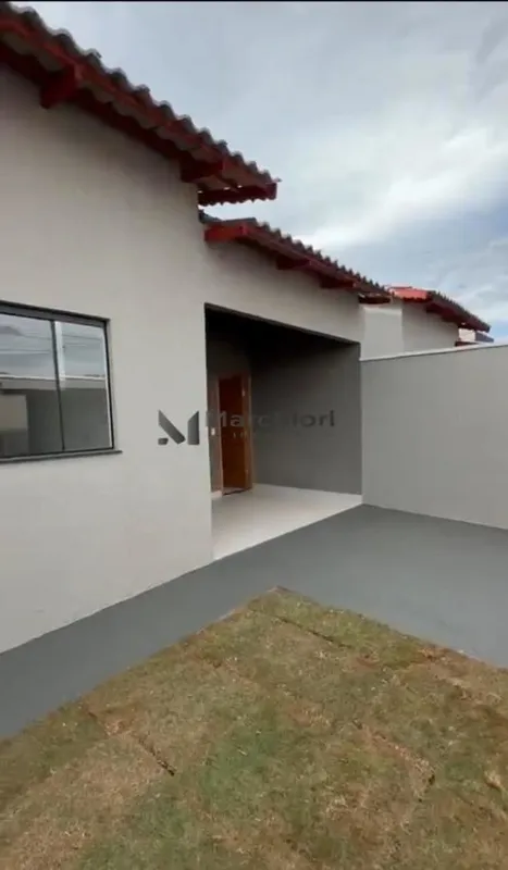 CASA NOVA À VENDA NO PARQUE DAS CAMÉLIAS EM GOIANIRA 2 QUARTOS COM SUÍTE DESCRIÇ...
