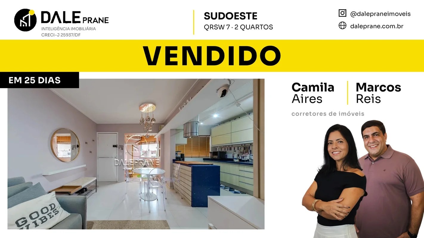DALEPRANE INTELIGÊNCIA IMOBILIÁRIA VENDE COM EXCLUSIVIDADE QRSW 07 REFORMADOVALO...