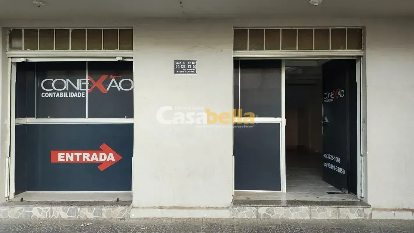 Sala comercial com 62 m² de área, localizada na Rua 61, nº 417, no Setor Central...