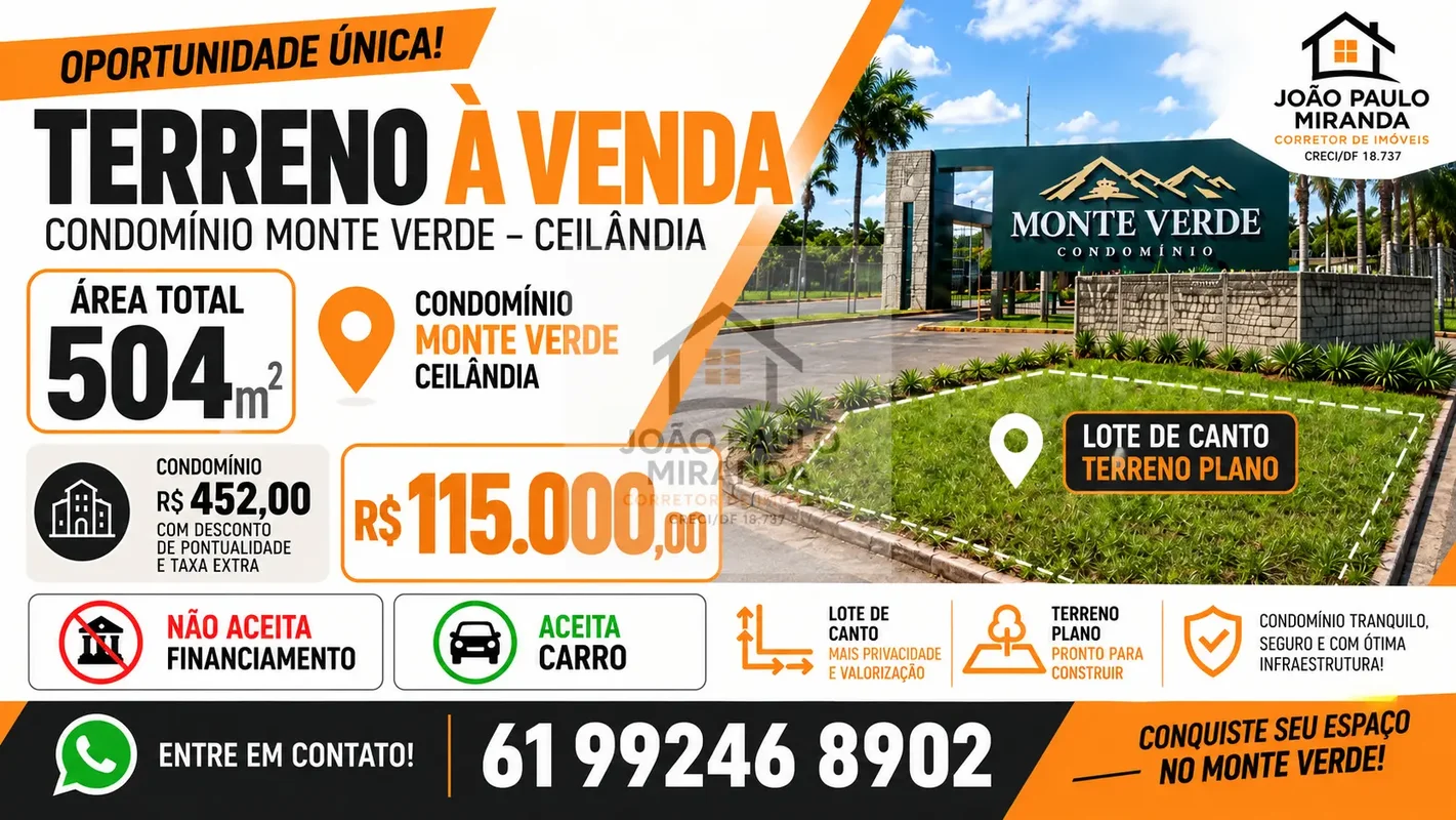Descubra uma excelente oportunidade de investimento ou moradia na Gleba 03 do Nu...