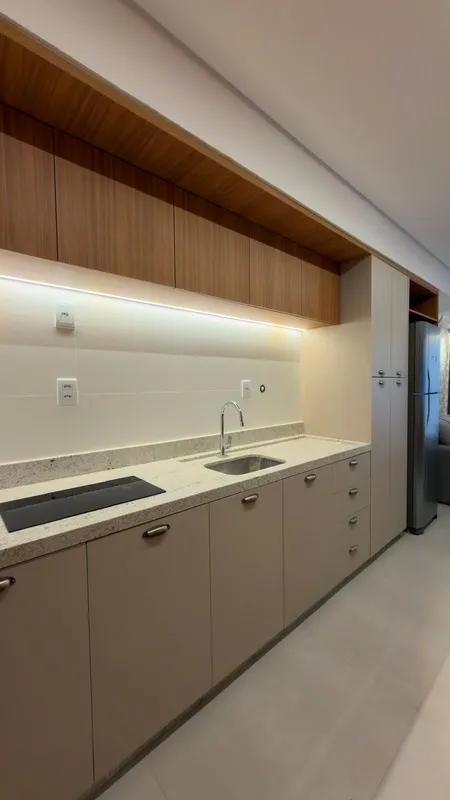 Azure Compact LifeStudio com 51,78 m2Integração living/jantar/suíte com closet e...