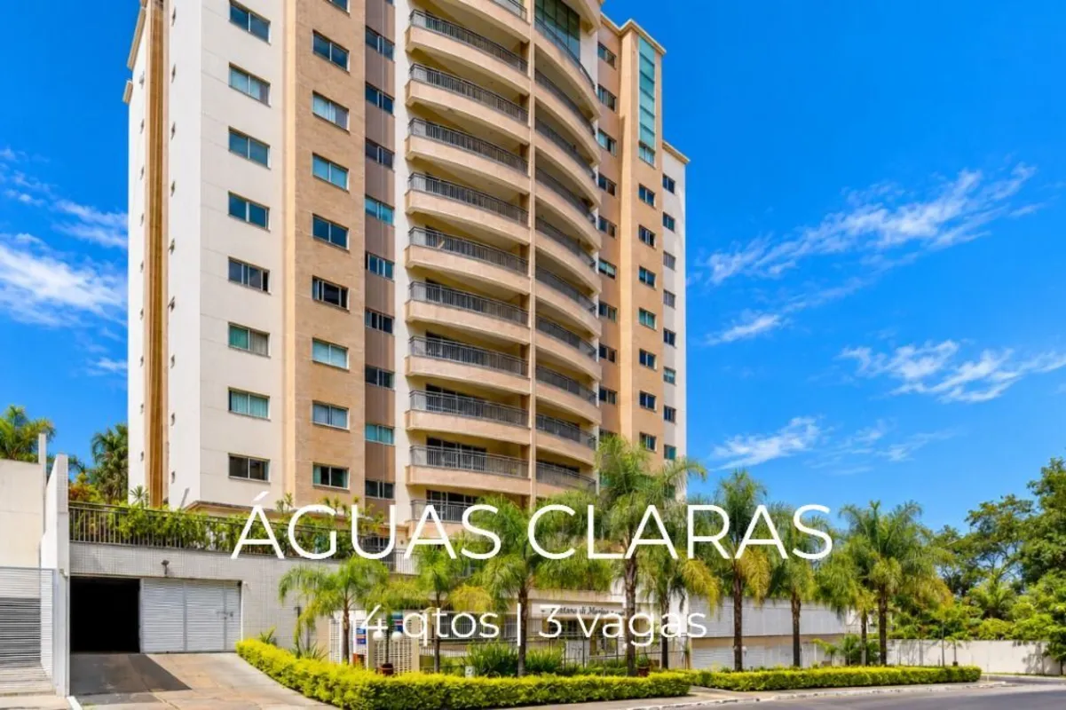 :: Águas Claras | 143 m² | 4 Quartos (2 Suítes) | 3 Vagas | Varanda | Lazer Comp...