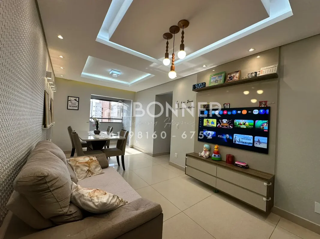 RES. OURO BRANCOQuadra 102 | Águas ClarasVENDO APT REFORMADO | VARANDA NA SALA E...