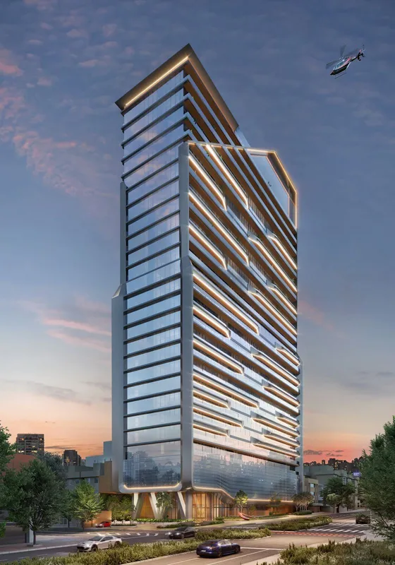 Edifício corporativo com design assinado pela Pininfarina: salas de 48 a 142 m² ...