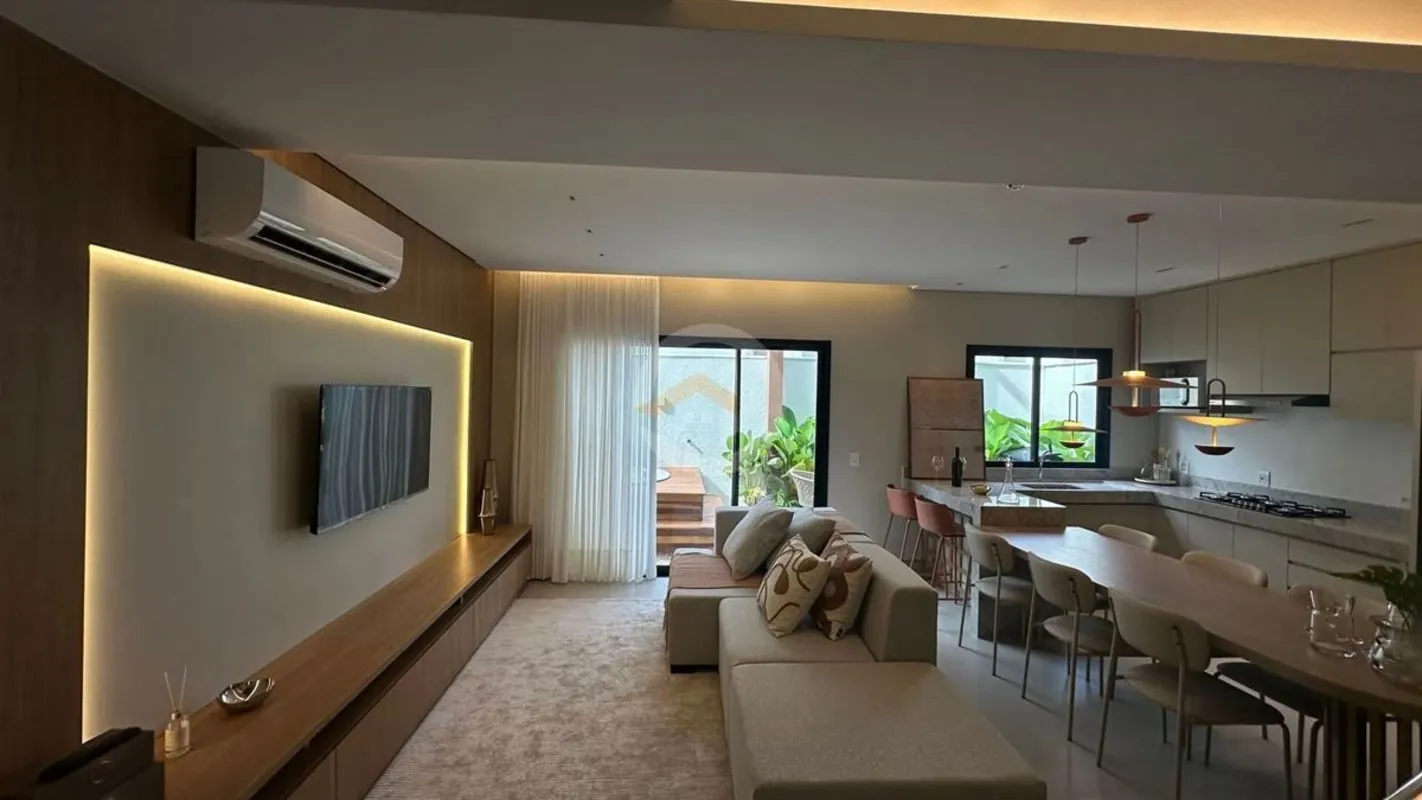 Sobrado com 3 suítes plenas, Mobiliado e Decorado, projeto de iluminação, 2 vaga...