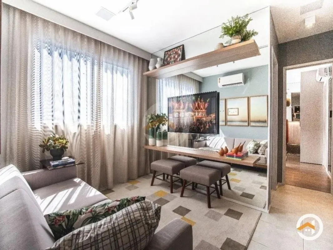 Apartamento de 2 quartos com suíte Setor Eldorado de 51 m2. Entra no plano minha...