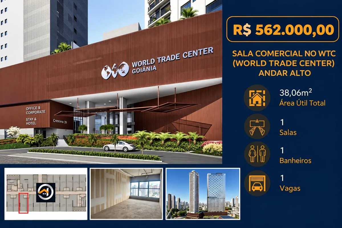Sala Comercial a venda WTC - World Trade Center - 38,06m²Sala Comercial a venda ...