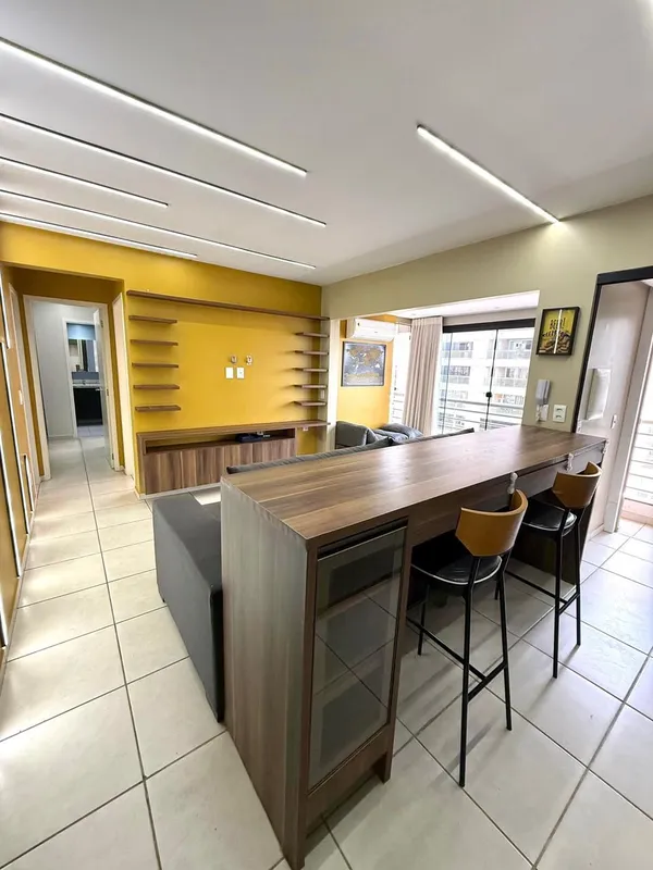 Apartamento de 60 m2 no Ecovillagio Castelo Branco2 quartos 1 suiteSemi mobiliad...