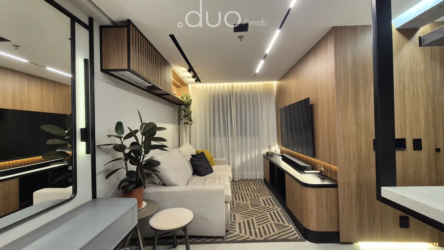 Apartamento mobiliado de 53 m², no 6º andar do Venice Park Sul, no Park Sul, em ...