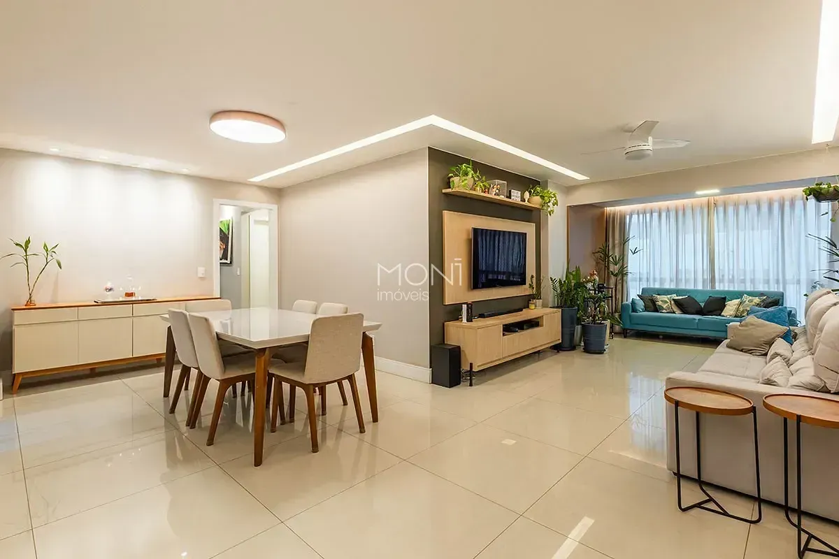 Apartamento de 3 Quartos com Suíte, Closet, Escritório e Vaga de Garagem no Resi...