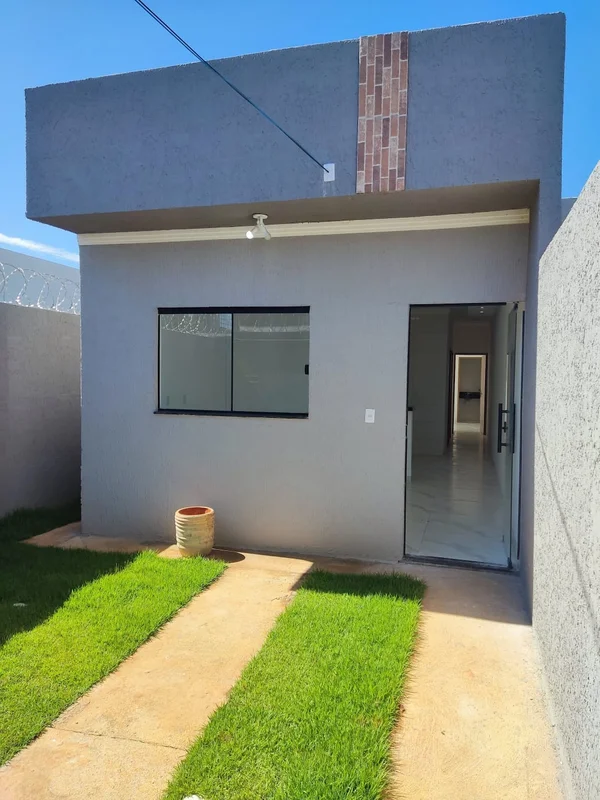 Casa nova diferenciada e completa, com 2 quartos, 1 suíte, banheiro social com n...
