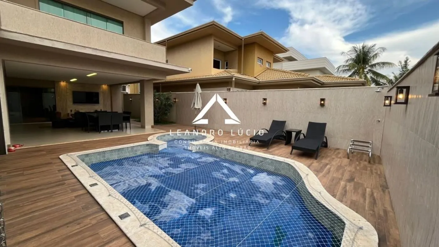 SOBRADO À VENDA JARDINS MÔNACO 385 M² 5 QUARTOS 4 SUÍTES PISCINA AQUECIDA ENERGI...
