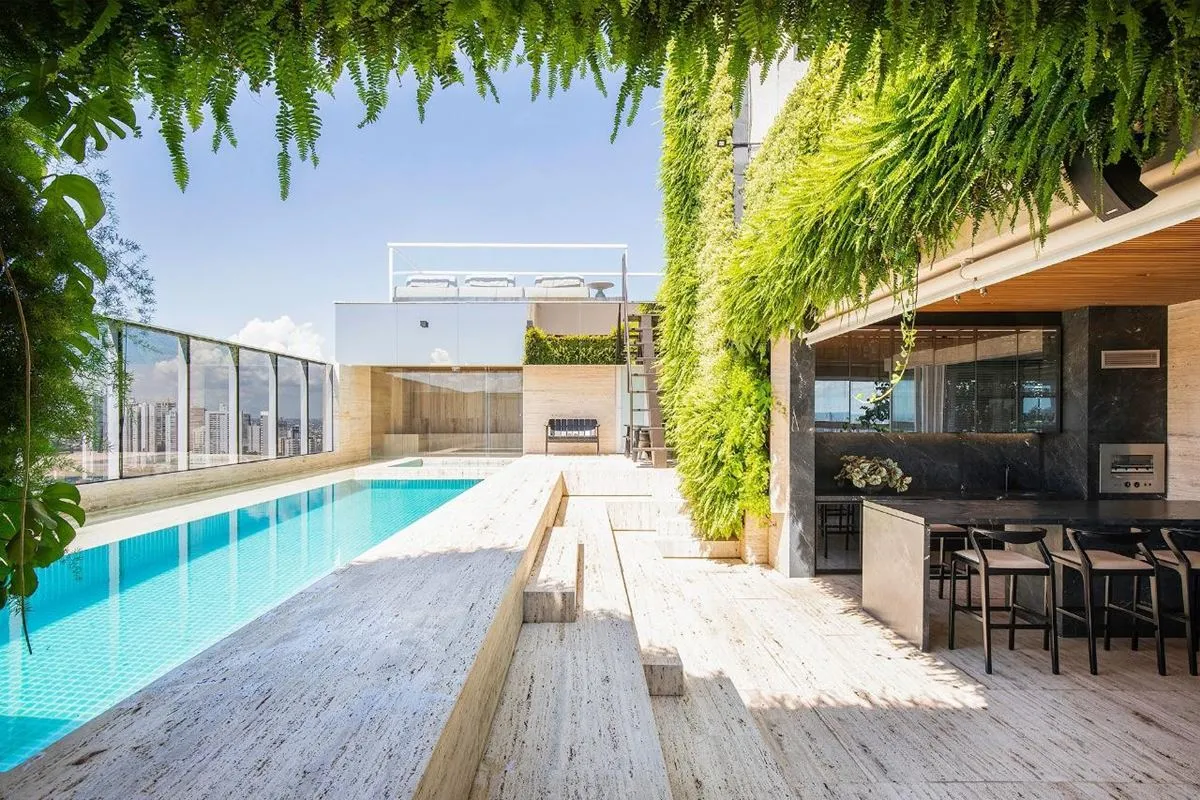 COBERTURA PENTHOUSE 484 M² 3 SUÍTES PISCINA PRIVATIVA NASCENTE SETOR MARISTA OPU...