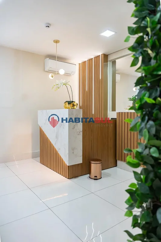 Sala COM 38,46M², com banheiro, Mobiliada e decorada, portaria, segurança e esta...