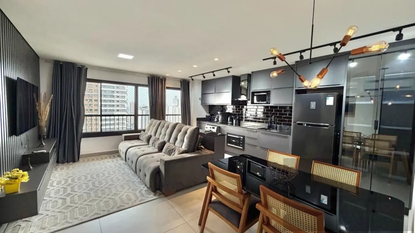 Seu novo lar está aqui! Um apartamento moderno, sofisticado e totalmente mobilia...