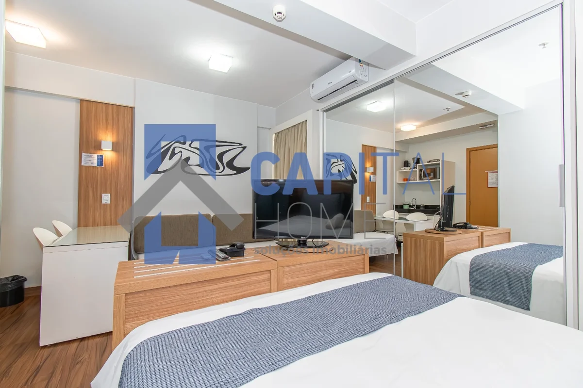 S4 Hotel - Aguas Claras- 24m²- 100% mobiliado- Lazer completo- Bom retorno finan...