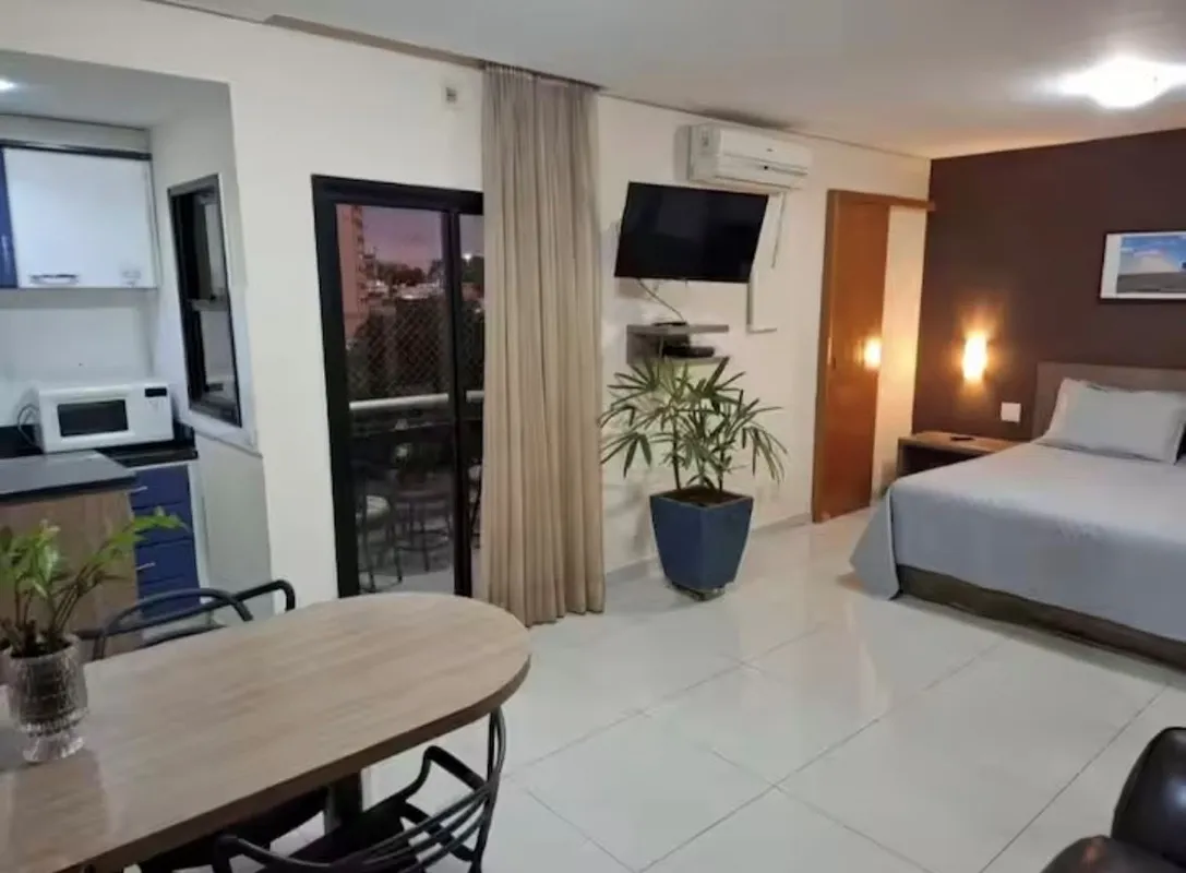Studio de 36 m² totalmente mobiliado e pronto para locação, no Crystal Place, Se...