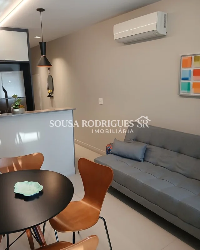 Apartamento mobiliado de 1 quarto | 32 m² | 1 vaga | Lazer completo | Vista livr...