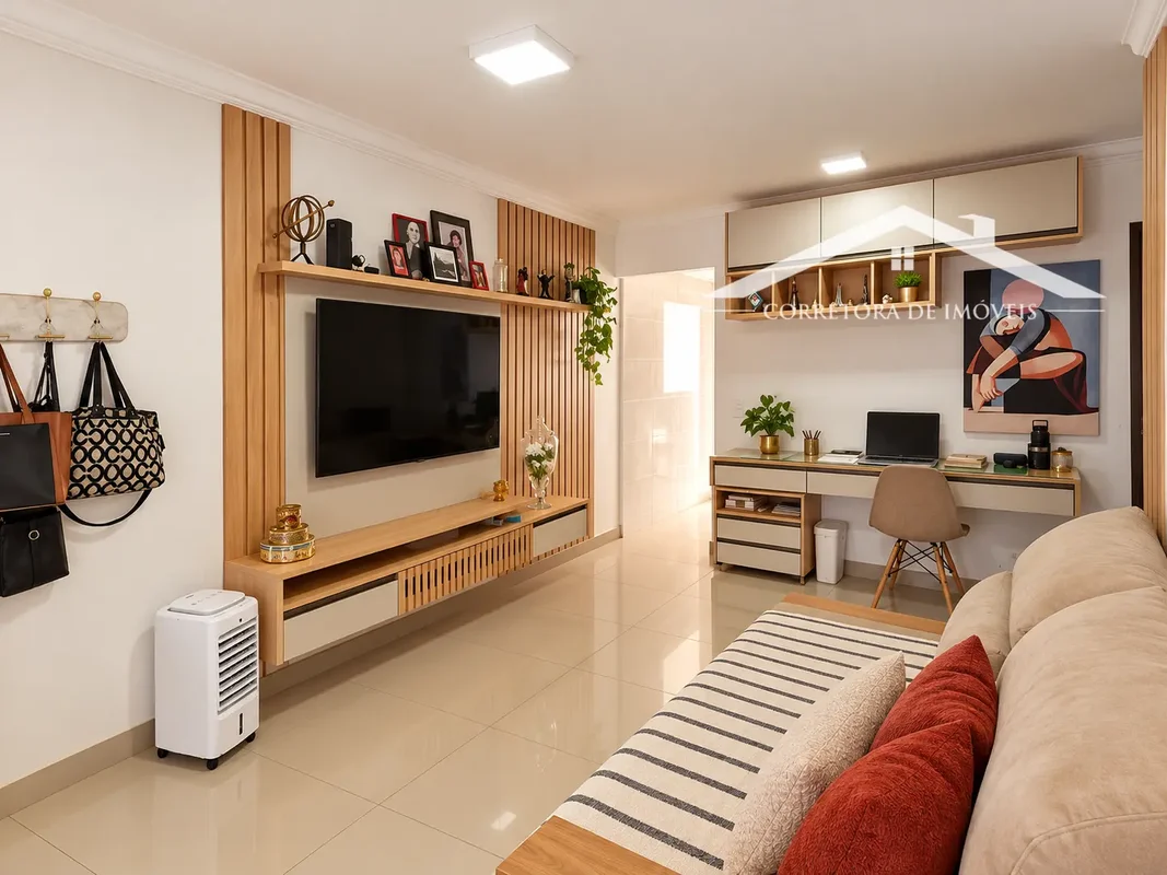 BELA Casa reformada, garagem reformada, Móveis planejados no Jardins Mangueiral ...