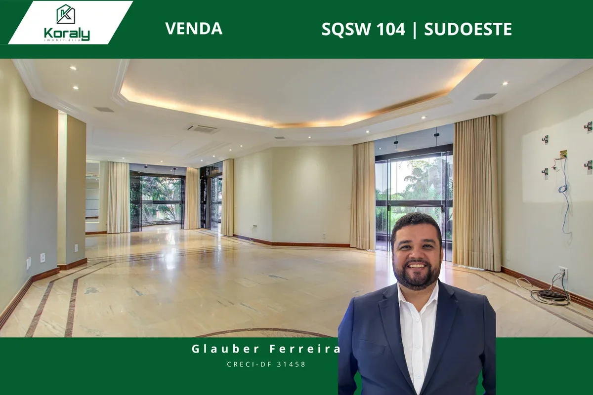 Área útil: 440 m²4 suítes + 2 quartos de serviçoVagas: 4 (2 soltas e 2 em gaveta...