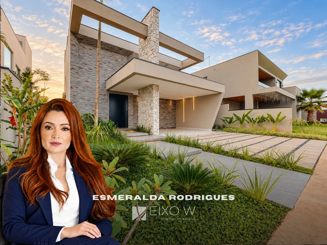 ESMERALDA RODRIGUES VENDE:Arquitetura contemporânea, ambientes integrados e laze...