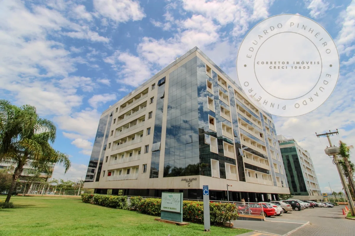 Apartamento mobiliado de 1 dormitório no Atrium Platine, no Noroeste de Brasília...