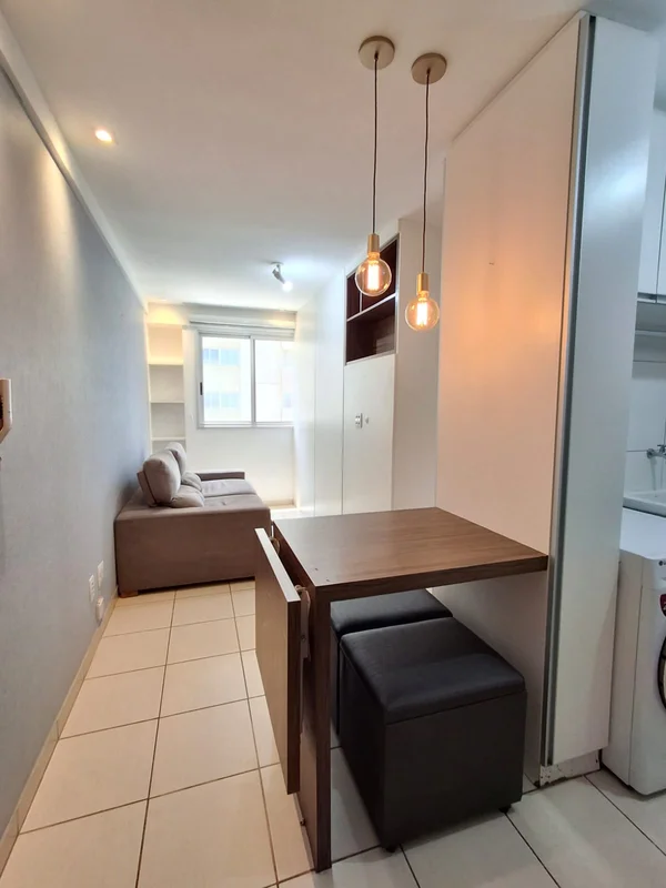 Apartamento mobiliado de 1 quarto na Rua 30, Norte, Águas Claras, DF, com lazer ...