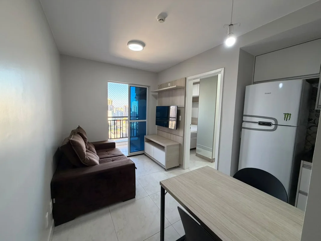 Apartamento de 33 m², mobiliado, completo e pronto para morar, localizado no Res...