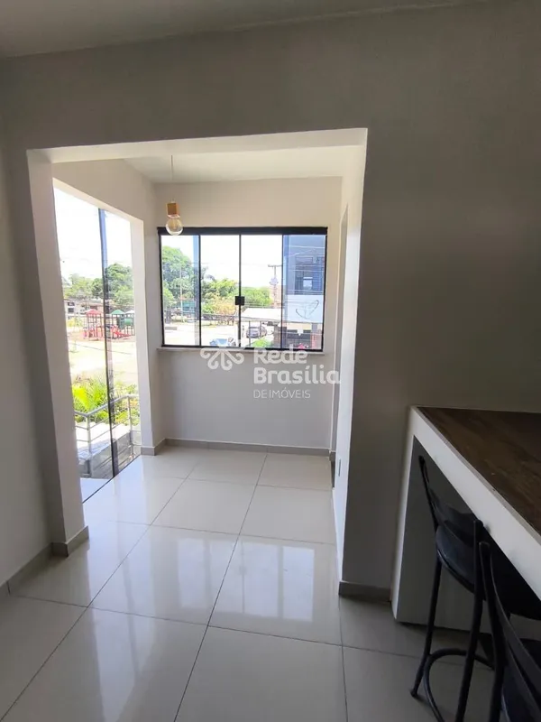 Flat com 1 quarto (suíte), cozinha americana e escritório - primeiro andar.Na me...