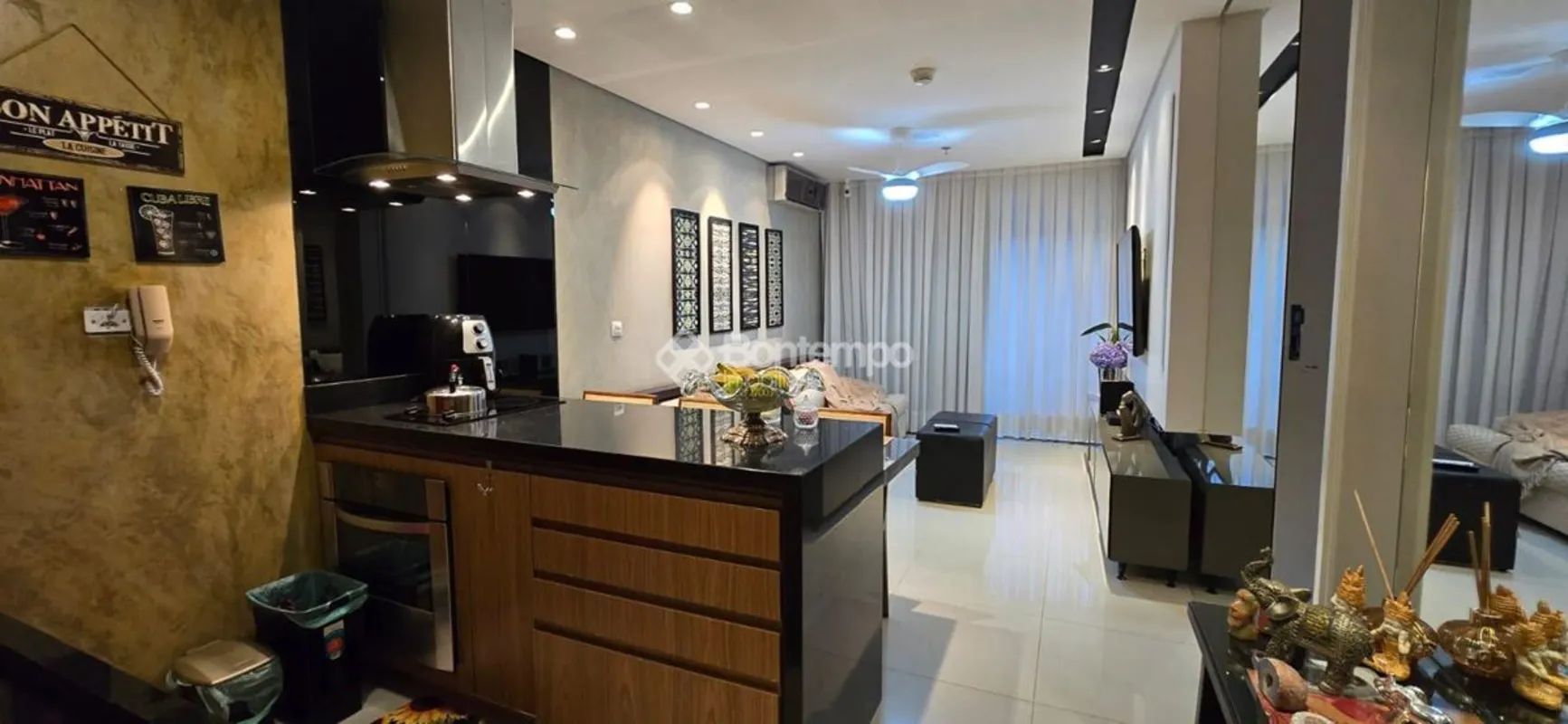 A Bontempo Imobiliária especialista beira lago disponibiliza apartamento de 1 qu...