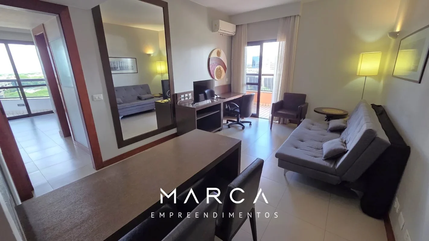 Apart Hotel mobiliado dividido 62 m2 (Quarto/sala/kit cozinha/banheiro/varanda)....